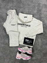 Essentials Fear Of God Light Oat Meal Open Leg Tracksuit