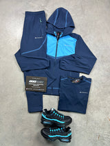 Monterrain Defence Woven Azure Blue 3 Piece Tracksuit