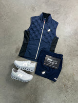Asics Gilet Midnight Navy Mens Set