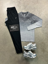 Asics Seamless Grey Fade Long-sleeve Set