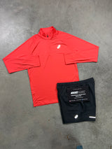 Asics Coral Reef Half Zip Mens Set