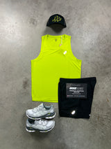 Asics Core Vest Neon Mens Set