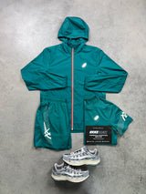 Asics Icon Lake Green Windrunner Men’s Set