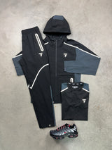 Griid Reflect Black Charcoal 3 Peice Tracksuit