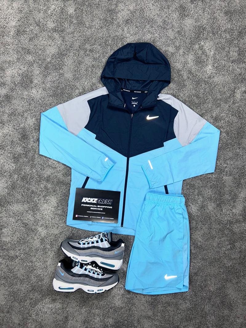 Nike Aquarius Navy Blue Windrunner Mens Set