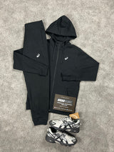 Asics Sport Zip Black Tracksuit
