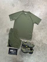 Under Armour Velocity Khaki Green Mens Set