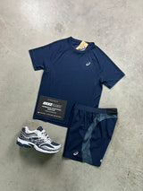 Asics Sports Run Midnight Navy Mens Set