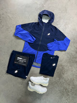 Asics 3 Piece Shell Midnight Cobalt Blue Mens Set