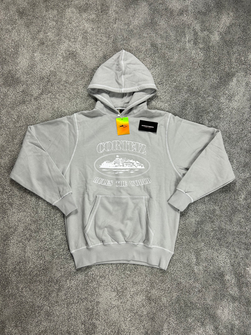 Corteiz Stone Grey Hoodie