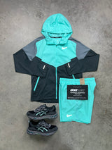 Nike Hyper Turquoise Windrunner Mens Set