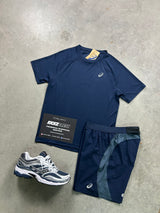 Asics Sports Run Midnight Navy Mens Set
