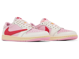 Travis Scott x Air Jordan 1 Retro Low OG 'Sail Tropical Pink'