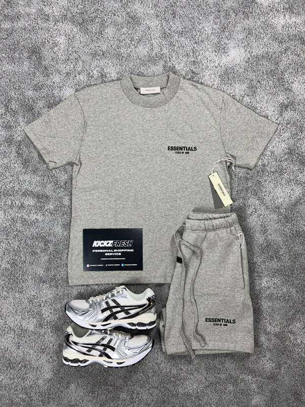 Essentials Fear Of God Dark Oat meal Mens Set