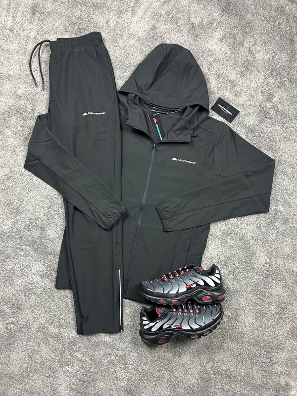 Monterrain Woven Black Tracksuit