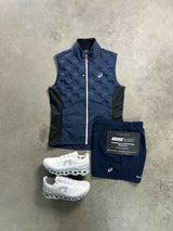 Asics Gilet Midnight Navy Mens Set