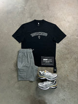 YELIR World Relaxed Y Black Cargo Grey Mens Set