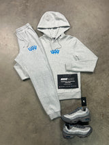 YELIR World 3 Y Grey Royal Blue Tracksuit