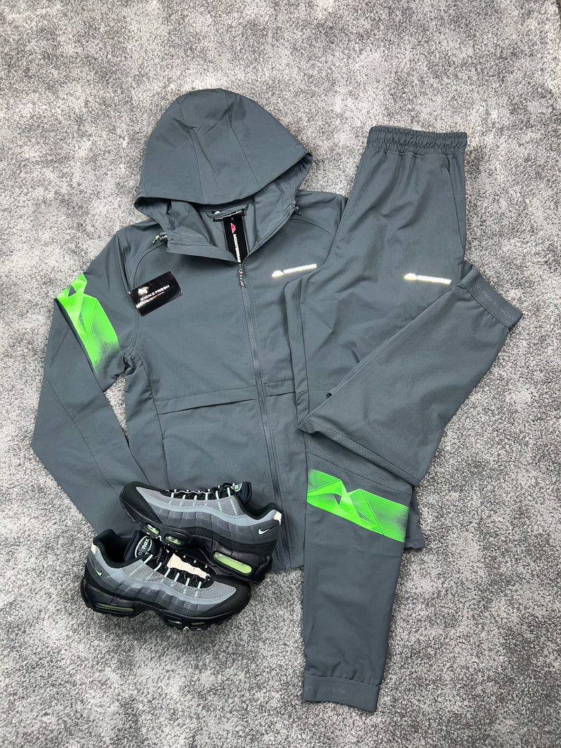 Monterrain Woven Green Flash Tracksuit