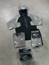 Trailberg 3 Piece Windbreaker Aspect Black Reflective Mens Set