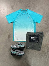 Asics Fade Aqua Blue Mens Set
