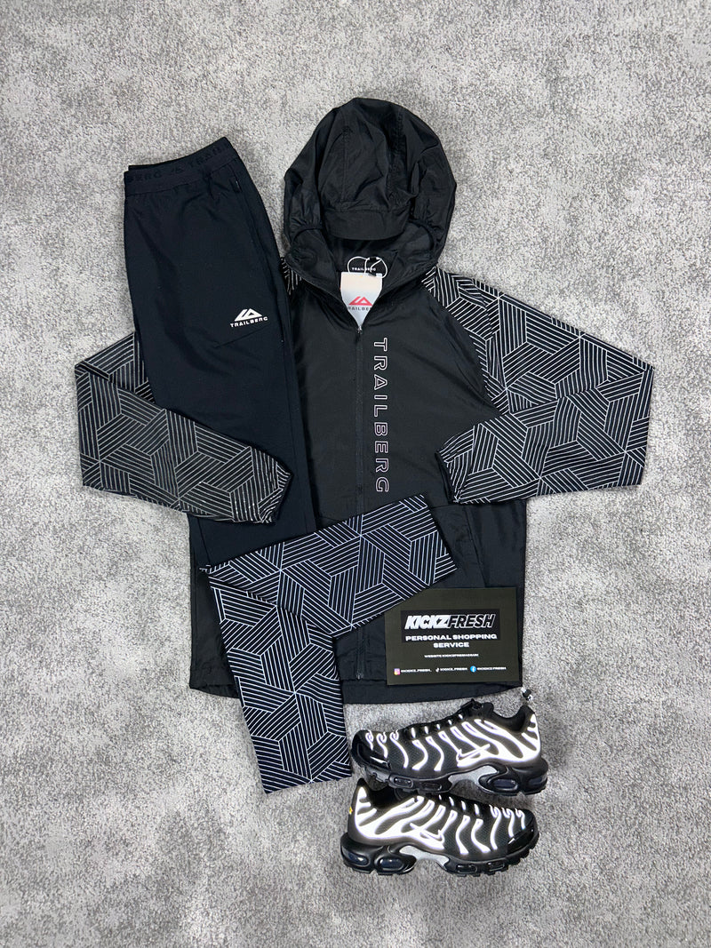 Trailberg Black Reflective Axis Tracksuit