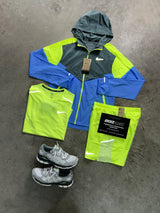 Nike 3 Piece Windrunner Uni Blue Neon Cool Grey Mens Set