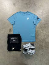 Asics Core Icon Saba Blue Mens Set