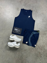 Asics Vest Navy Core Mens Set