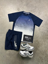 Asics Fade Navy Icon Mens Set