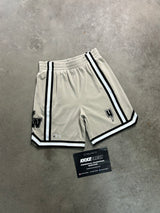 YELIR World Mesh Beige Cream Shorts