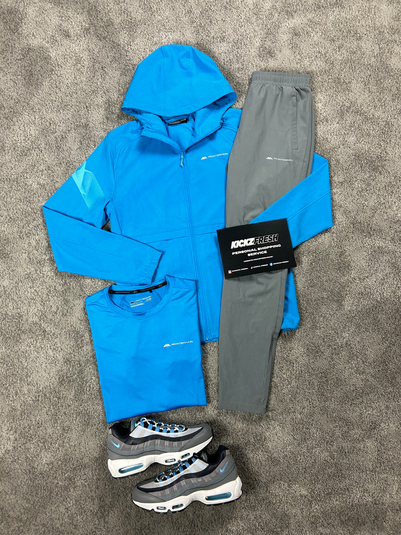 Monterrain 3 Piece Windrunner University Blue Flash Tracksuit