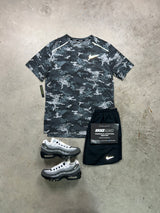 Nike Rare OG Miler Camo Black Grey Mens Set