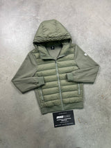 Yelir World Panel Khaki Green Jacket