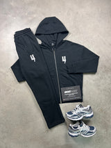 YELIR World 1504 Tape Black Tracksuit