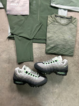 Trailberg Triathlon Khaki Green 3 Piece Tracksuit