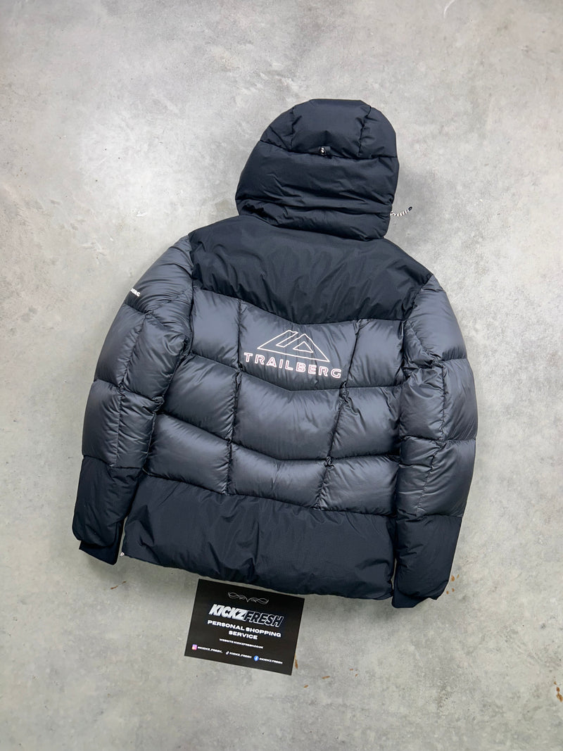 Trailberg Eiger Down Black Grey Puffer Jacket