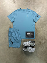 Asics Icon Saba Blue Mens Set