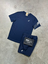 Asics Navy Icon Core Mens Set