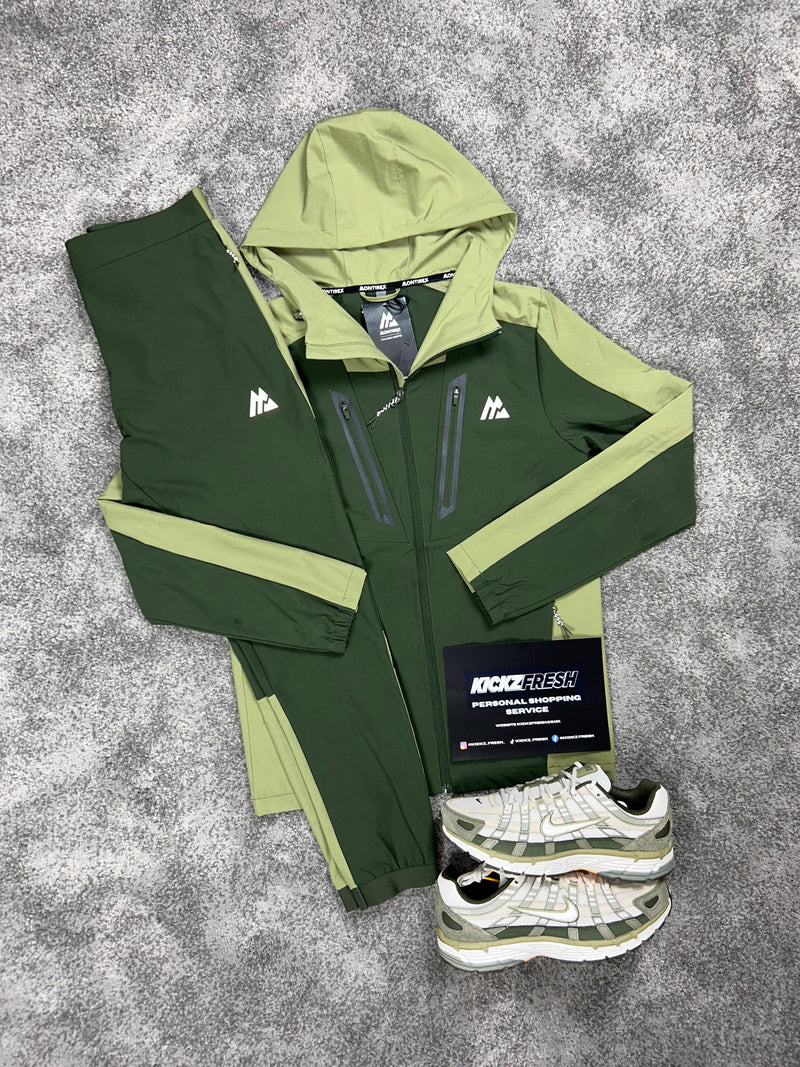 Montirex Woven Khaki Green Tracksuit
