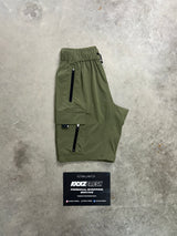 YELIR World Combat Khaki Green Cargo Shorts