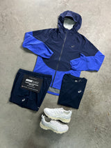 Asics 3 Piece Shell Midnight Cobalt Blue Mens Set