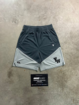 YELIR world mesh Black Grey Shorts