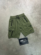 YELIR World Combat Khaki Green Cargo Shorts