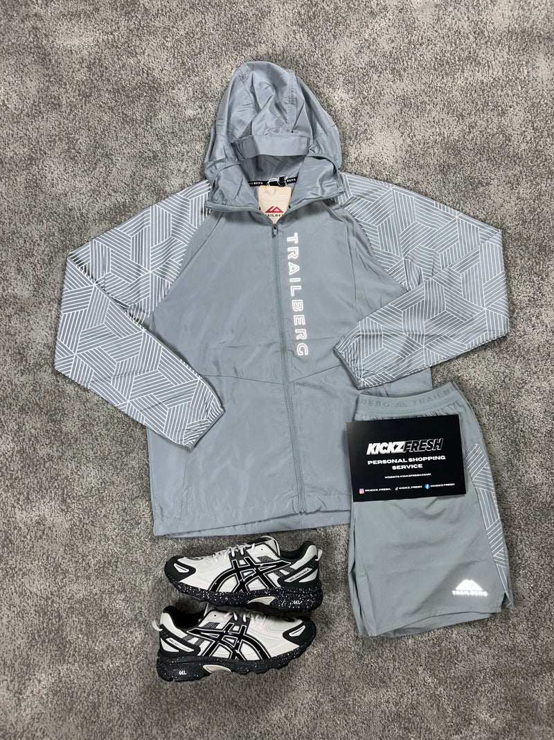 Trailberg Axis Windrunner Grey Fog Mens Set