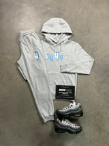 Yelir World Grey Baby Blue Tracksuit
