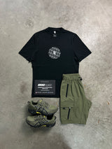 YELIR World Circle Y Black Khaki Mens Set