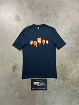 YELIR World Navy Orange Y Tee Shirt