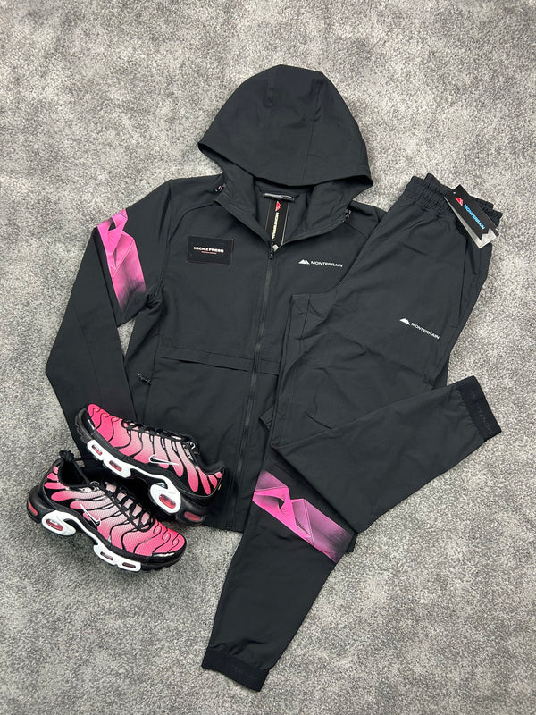 Monterrain Woven Pink Flash Tracksuit