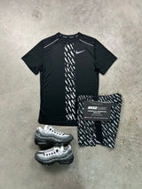 Nike Miler Rare Black Lightning Bolt Mens Set